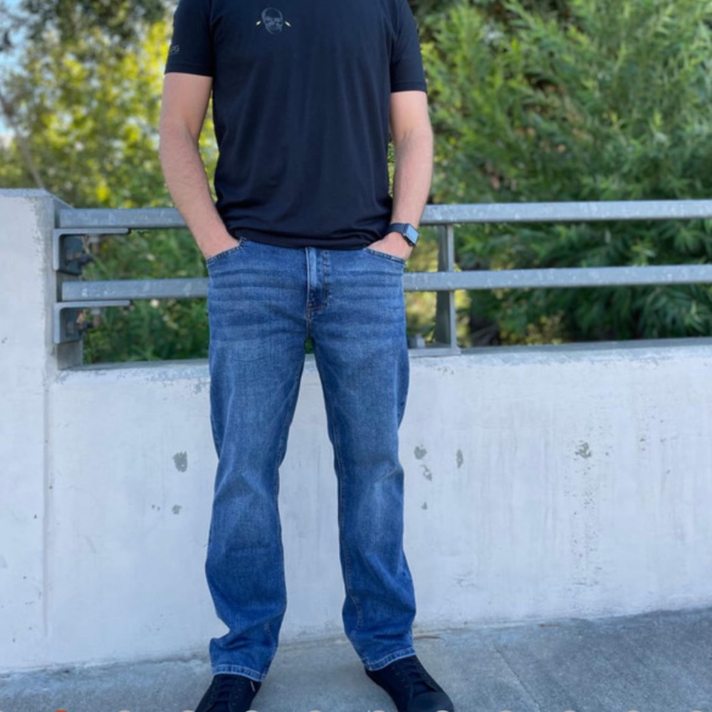 POLICE GEAR LAPG TERRAIN FLEX STRAIGHT FIT JEANS Blue Denim Men’s JRF2001